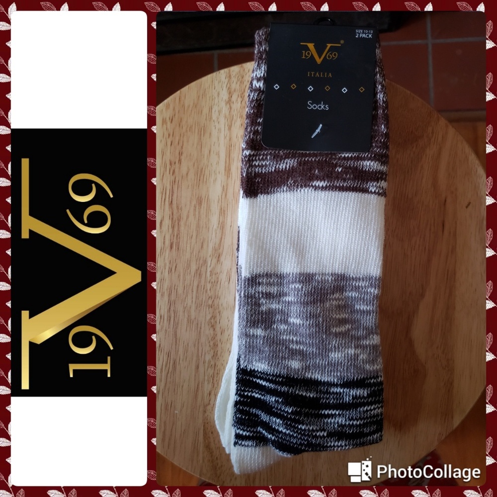 19v69 Italia socks 2-pk NWT